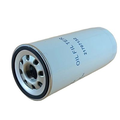 Filtro de óleo de escavadeira de circulação lisa 21707132 com componentes de núcleo de fibra de vidro