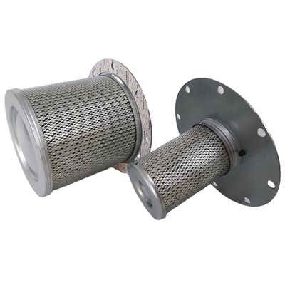 Elementos de filtro de separação de óleo de ar de fibra de vidro 02250100-755 para inspecção de saída por vídeo