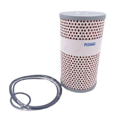 1 kg de peso Elemento de filtro de separação de água do combustível P550463 com filtro de celulose