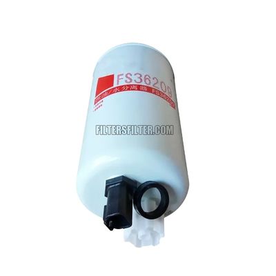 Componentes do núcleo de fibra de vidro Elemento de filtro de separação de combustível e água FS36209 para camiões
