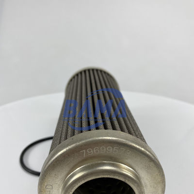 OEM/ODM Elemento de filtro de óleo hidráulico de aço inoxidável 79699573 para 5000h de vida útil