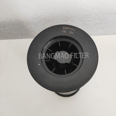 Filtro hidráulico de substituição de fibra de vidro Parker 936974Q para escavadeira industrial