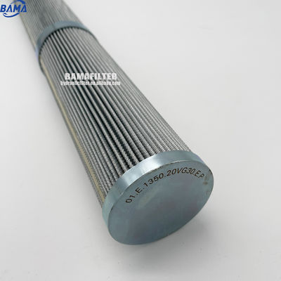 Elementos de filtro de pressão hidráulico OEM 01.E.1350.20VG30.E.P para carcaças de filtros de pressão