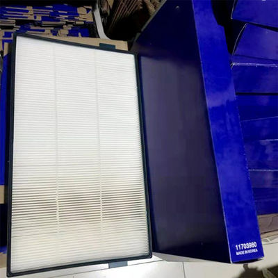 Filtro de ar de placa e quadro 11703980 para unidade de ar condicionado de carregador de escavadeira 0,7 kg