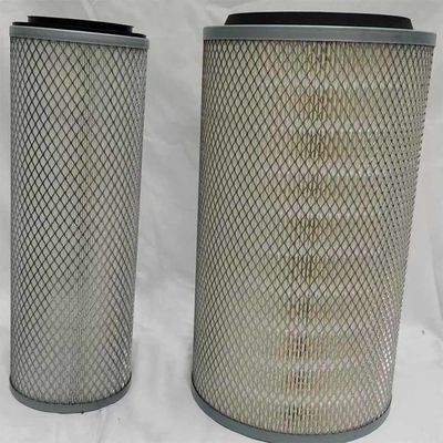 Fibra de vidro Partes de máquinas de construção Conjunto de gerador Elemento de filtro de ar AF25268