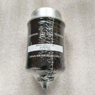 156 mm comprimento total RE509208 elemento de filtro de combustível para inspecção de saída e vídeo