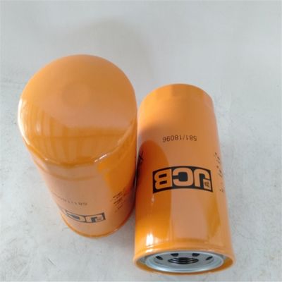 Componentes de núcleo de fibra de vidro Filtro de óleo Elementos 581/18096 para filtragem de óleo de escavadeira