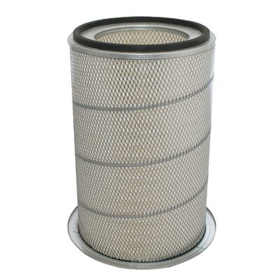 Componentes do núcleo de fibra de vidro Filtro de ar 475,4 mm Alteza para funcionamento suave da escavadeira