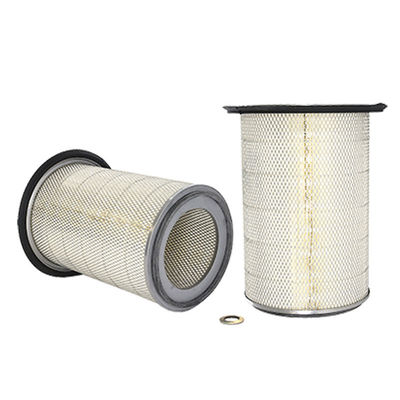 Componentes do núcleo de fibra de vidro Filtro de ar 475,4 mm Alteza para funcionamento suave da escavadeira