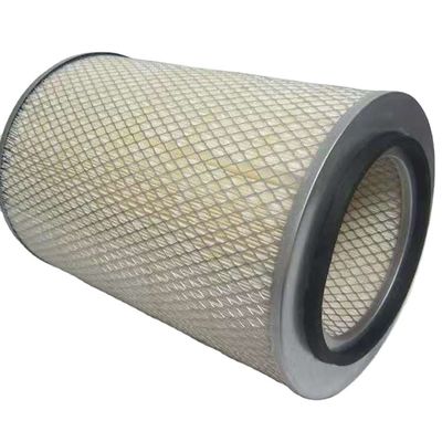 Componentes do núcleo de fibra de vidro Filtro de ar de escavadeira AF1862M para furo de tira inferior de 73 mm