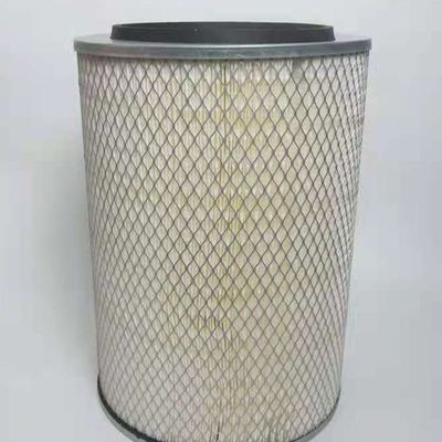 Componentes do núcleo de fibra de vidro Filtro de ar de escavadeira AF1862M para furo de tira inferior de 73 mm
