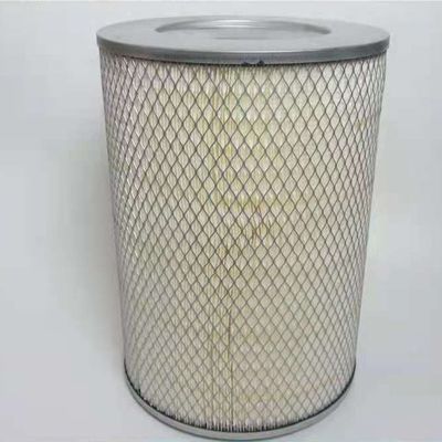 Componentes do núcleo de fibra de vidro Filtro de ar de escavadeira AF1862M para furo de tira inferior de 73 mm