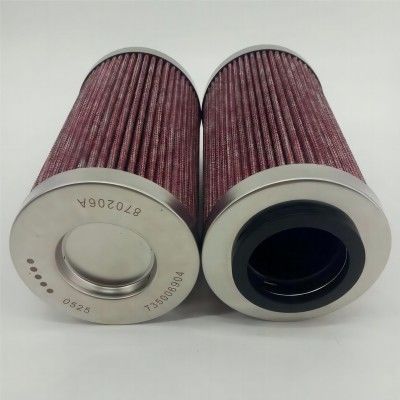 Elemento de filtro de óleo 735006904 Inspecção de saída por vídeo Substituição de filtro de serviço