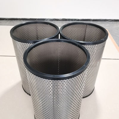 335*447 Elemento de filtro de gás natural de aço inoxidável com componentes principais de 3 meses