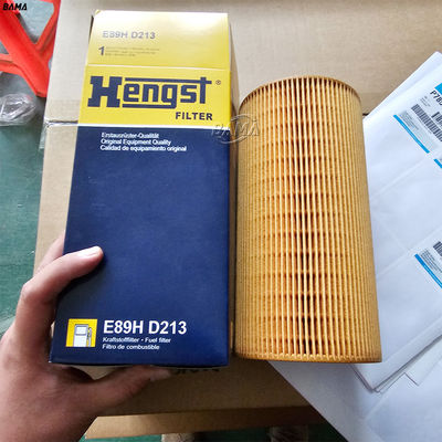 Partes de tractor Elemento de filtro de óleo E89HD213 com condição e componentes de núcleo de fibra de vidro