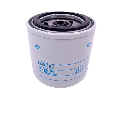 Elemento de filtro de óleo de escavadeira de diâmetro externo de vedação de 64 mm P550162 para veículos pesados