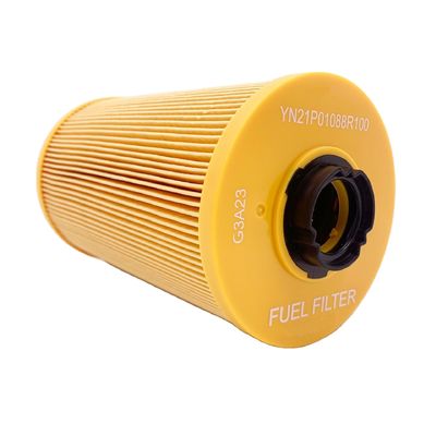 Filtro de combustível para escavadeira de desempenho suave YN21P01088R100 com inspecção de saída por vídeo