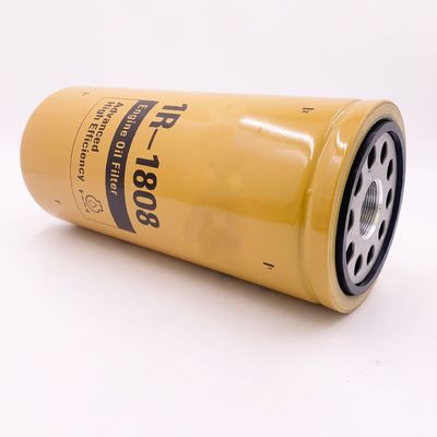 Elemento de filtro de óleo de máquinas de engenharia 1R-1808 3 meses de componentes principais incluídos