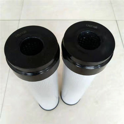 2 kg de peso, elemento de filtro de retorno de óleo hidráulico industrial 1707196 para fluxo suave de óleo